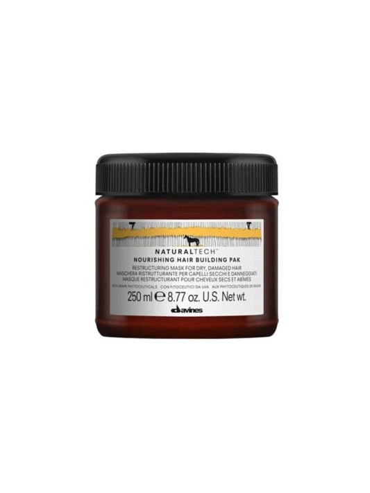 Davines Nourishing Hair Building Pak 250ml – Restructuring Treatment for Dry & Damaged Hair