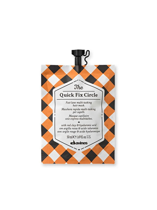 Davines The Quick Fix Circle Hair Mask 50ml – Instant Hydration in 3 Minutes