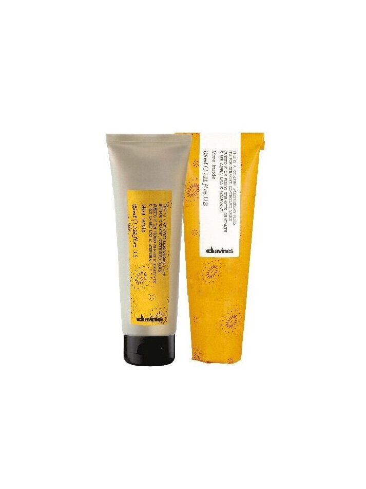 Davines Relaxing Moisturizing Fluid 125ml – Anti-Frizz & Heat Protection