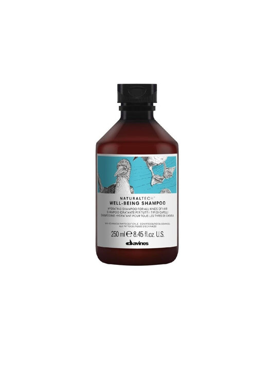 Davines Wellbeing Shampoo 250ml | Hydrating & Daily Moisturizing Shampoo