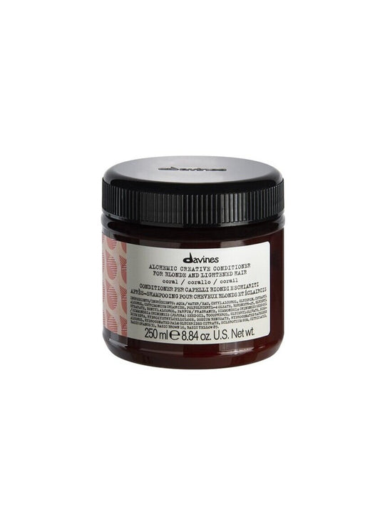 Davines Coral Conditioner 250ml | Color-Enhancing Conditioner for Blonde & Lightened Hair