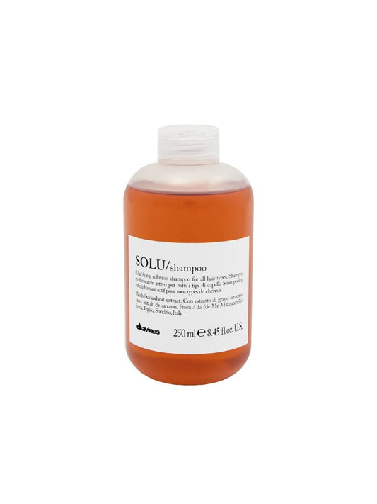 Davines Solu Shampoo | Deep Cleansing & Clarifying Shampoo 250ml/1000ml