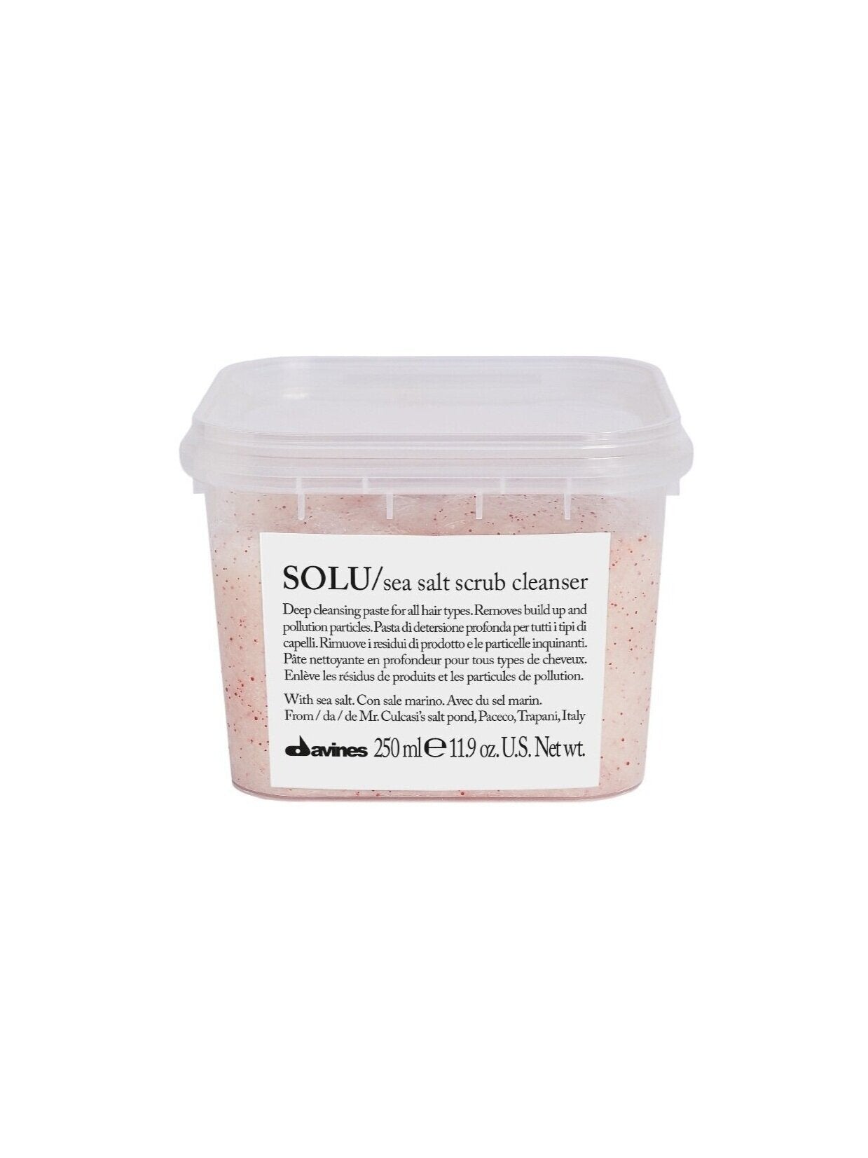 Davines Solu Sea Salt Scrub Cleanser 250ml
